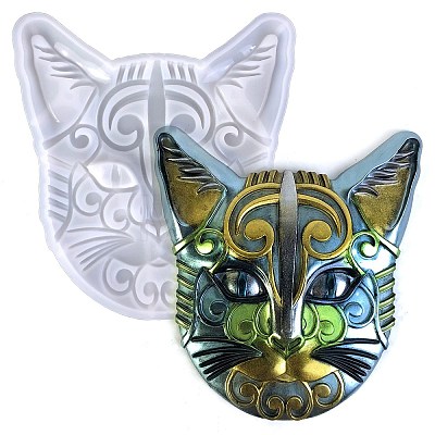 Cat Face Shape DIY Wall Decoration Silicone Molds SIL-F007-01-1