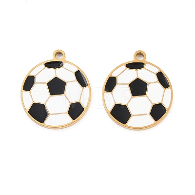 304 Stainless Steel Enamel Pendants STAS-Z190-07G-05-1