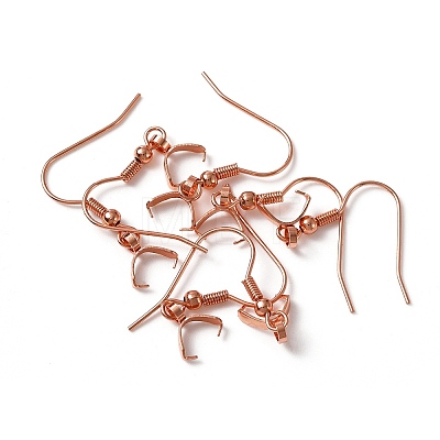 304 Stainless Steel Earring Hooks X-STAS-WH0035-14RG-1