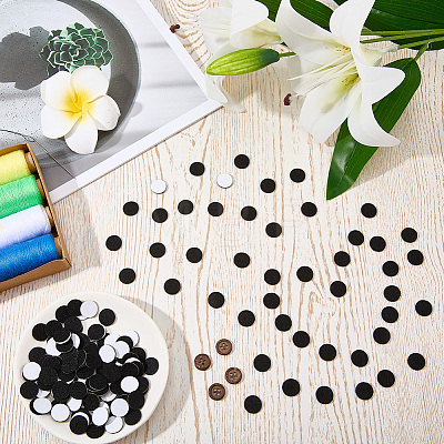 150Pcs Self-adhesive Felt Round Sheet DIY-CP0013-91A-1