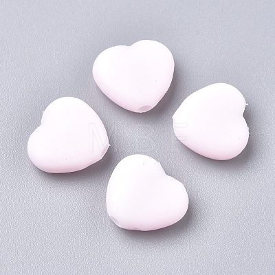Heart PVC Plastic Cord Lock for Mouth Cover KY-D013-04J-1