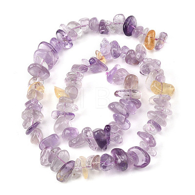 Natural Ametrine Beads Strands G-P622-A02-02-1