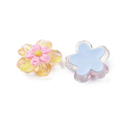 Opaque Resin Cabochons X-RESI-R455-01L-1