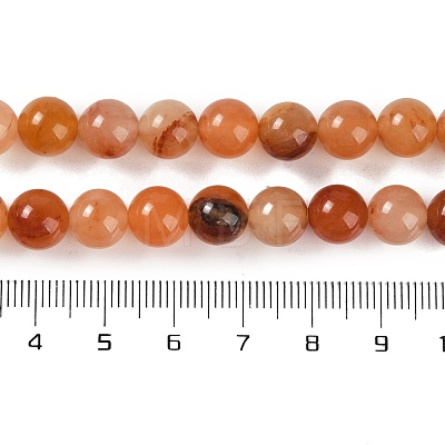 Natural Red Bloodstone Beads Strands G-P530-B01-03-1