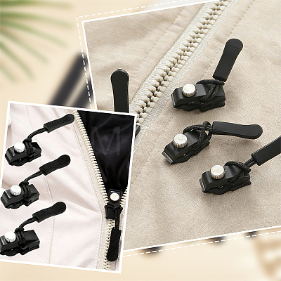 10 Sets Plastic & Nylon & Alloy Universal Zipper Repair Kit FIND-HY0005-33-1