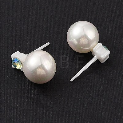 Hypoallergenic Bioceramics Zirconia Ceramic Stud Earrings EJEW-C111-15A-1