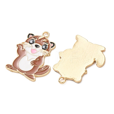 Alloy Enamel Pendants AL-CBA5FAE-02G-B-1