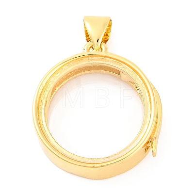 Rack Plating Brass Locket Pendants KK-F874-01G-08-1