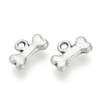 Tibetan Style Alloy Charms X-TIBEP-Q076-053AS-RS-1