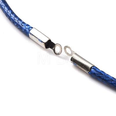 Waxed Round Cord Necklace Making Accessories MAK-XCP0001-07-1