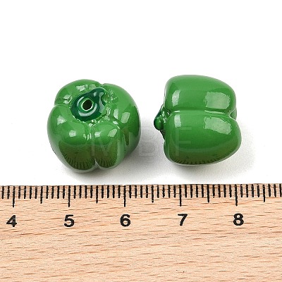 Opaque Resin Imitation Vegetable Beads RE-CBAC4C7-01C-1