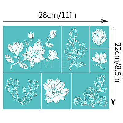 Self-Adhesive Silk Screen Printing Stencil DIY-WH0338-215-1