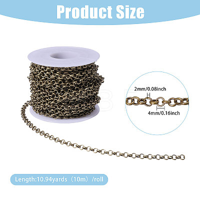 10M Iron Rolo Chains CH-CA0001-04-1