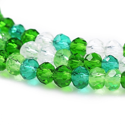 Glass Beads Strands GLAA-F106-B-09-1