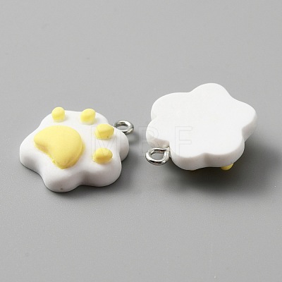 Opaque Resin Pendants RESI-TAC0004-26E-1