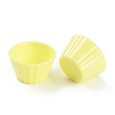 Mini Plastic Simulated Egg Tart Cup LS-DJEW-C005-02F-1