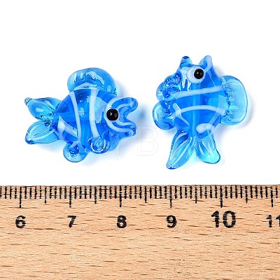 Handmade Lampwork Beads Strands LAMP-N024-35C-1