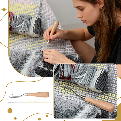 24Pcs Wood Knitting Needles TOOL-WA0001-05-1