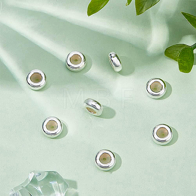 8Pcs 925 Sterling Silver Spacer Beads STER-BC0001-61A-1