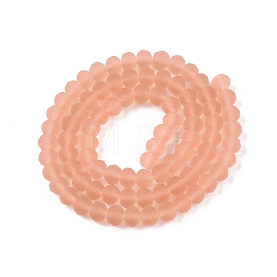 Transparent Glass Beads Strands LS-EGLA-A044-T6mm-MD21-1