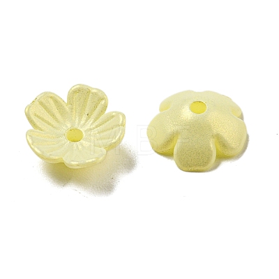 Opaque Acrylic Beads Caps OACR-Z018-05D-1