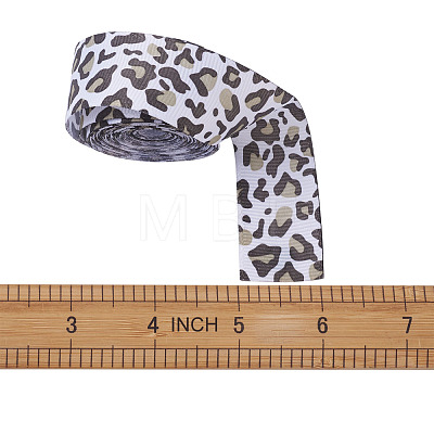 Leopard Printed Grosgrain Ribbons OCOR-TA0001-22B-1