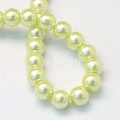 Baking Painted Glass Pearl Bead Strands HY-Q003-3mm-46-1