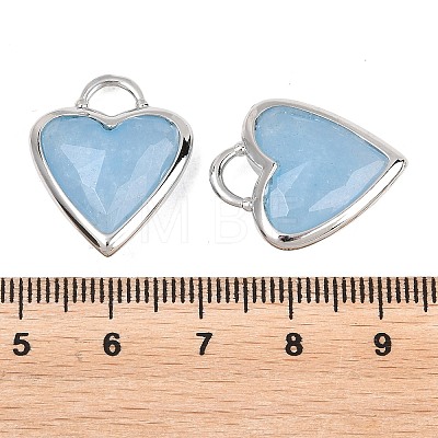 Natural White Jade Faceted Pendants G-Z154-01P-08-1