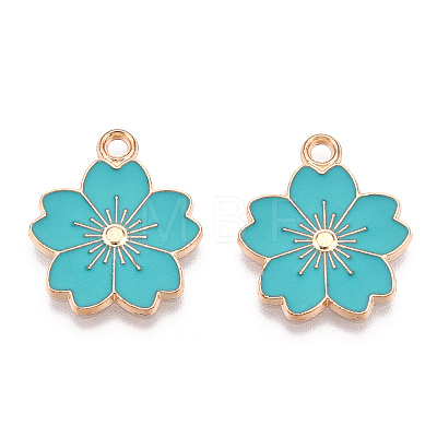 Alloy Enamel Pendants ENAM-S121-115G-1