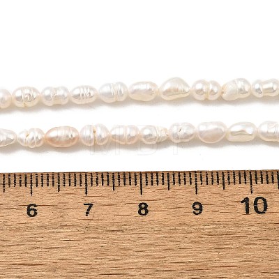 Natural Cultured Freshwater Pearl Beads Strands PEAR-I007-01M-01B-1