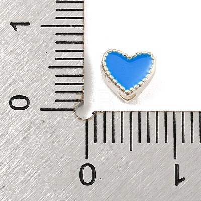 Heart Shape Silver 925 Sterling Silver Beads STER-A031-02C-1