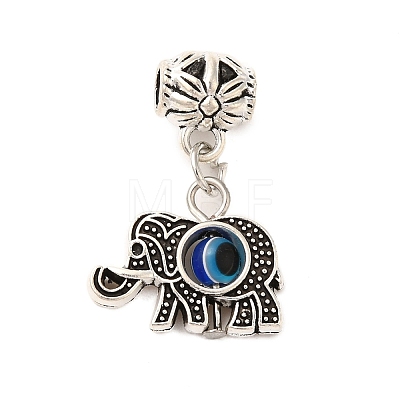 Tibetan Style Alloy Resin Pendants FIND-Z063-05AS-1