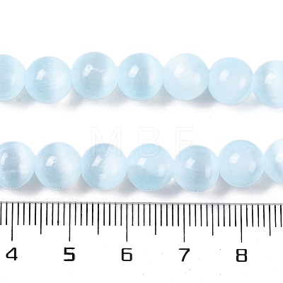 Natural Selenite Beads Strands G-C142-01B-04-1