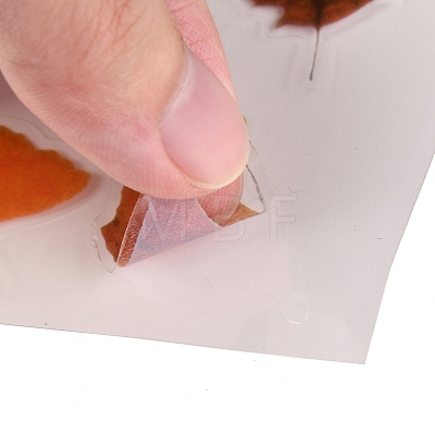 Waterproof Plastic Self Adhesive Stickers DIY-F064-13B-1
