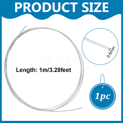 1M 925 Sterling Silver Wire STER-BC0004-45A-1