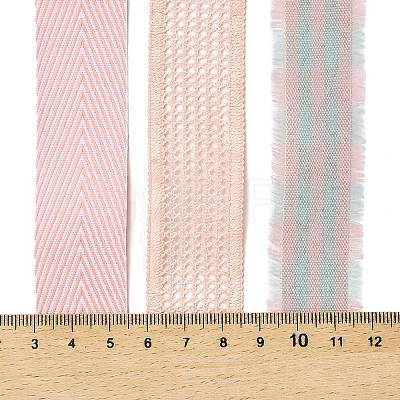 9 Yards 3 Styles Polyester Ribbon SRIB-A014-B09-1