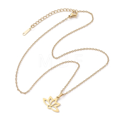 201 Stainless Steel Pendnat Necklaces NJEW-JN04764-04-1