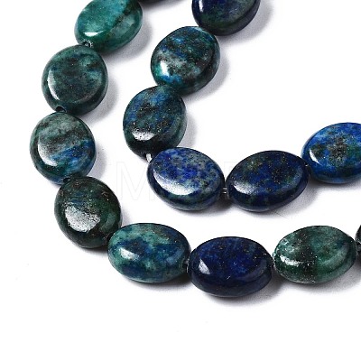 Natural Chrysocolla and Lapis Lazuli Beads Strands X-G-N330-031-1