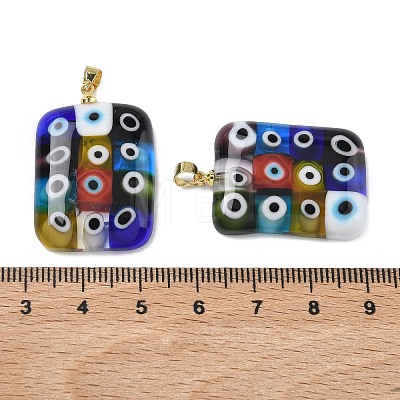 Handmade Lampwork Pendants LAMP-D006-05G-1
