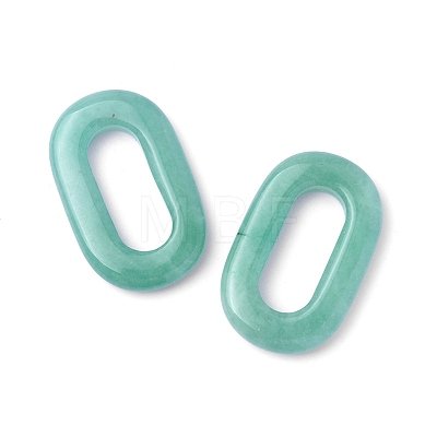 Natural Green Aventurine Links Rings PW-WGBFCA5-07-1