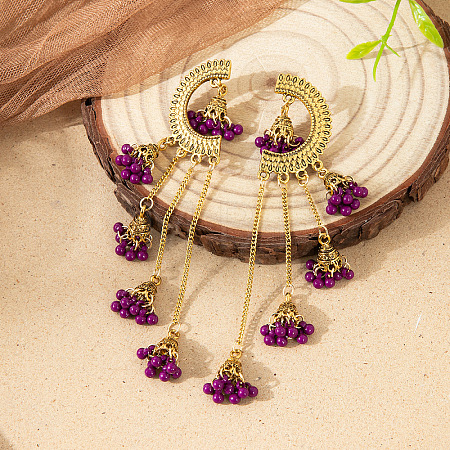 Alloy Stud Earrings FS-WG6639D-03-1