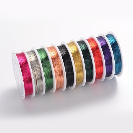 Round Copper Jewelry Wire CWIR-CW0.3mm-1