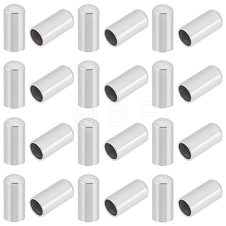 100Pcs 304 Stainless Steel Cord Ends STAS-UN0041-48-1