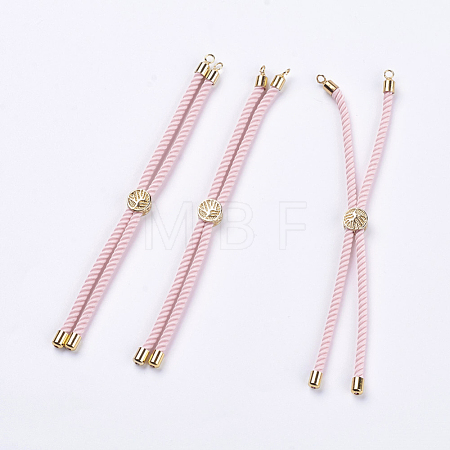 Nylon Twisted Cord Bracelet Making X-MAK-F018-13G-RS-1