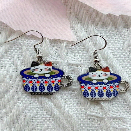 Alloy Dangle Earrings FS-WG32F4A-03-1