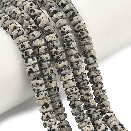 Natural Dalmatian Jasper Beads Strands G-L654-I01-01-1