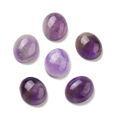 Natural Amethyst Cabochons G-G145-01A-18-1