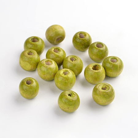 Natural Maple Wood Beads TB12mmY-7-1