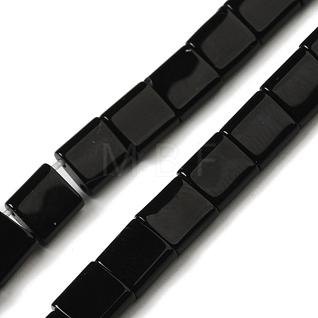 Natural Black Onyx(Dyed & Heated) Beads Strands G-F762-A16-01-1