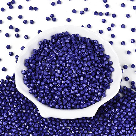 Baking Paint Pearlized Glass Seed Beads SEED-T007-21A-17-1